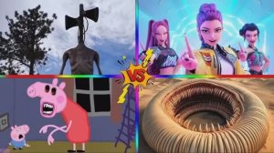 СВИНКА ПЕППА vs СИРЕНОГОЛОВЫЙ vs СКИБИДИ‑ТУАЛЕТ vs ДЕМОН‑ПОПЗВЕЗДА — КТО ЗАЖИГАЕТ СИЛЬНЕЕ? 🐷🗣️