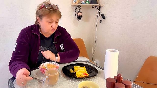 Готовлю на завтрак кашу с тыквой и яичный ролл