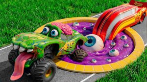 Машинки летают и прыгают! Развивающие мультики Машины помощники. Мультфильмы про машинки