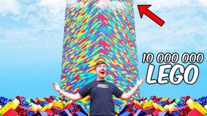Я ПОСТРОИЛ САМУЮ ВЫСОКУЮ БАШНЮ ИЗ ЛЕГО!MRBEAST МИСТЕРБИСТ НА РУССКОМ мистер бист