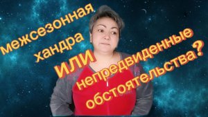 Межсезонная хондра, а у вас как с настроением?