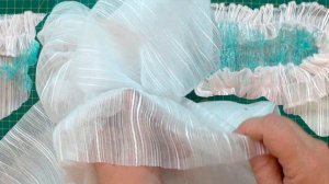 Как сшить из тюля чудесную двухцветную мочалку. Бесплатный мастер-класс