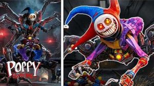 ЛЕГО Проклятая игра ужасов Lego MOC Poppy Playtime с пошаговым руководством и окончанием