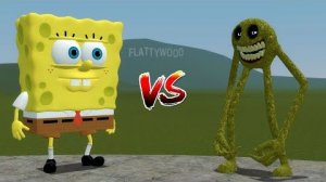 Новый Губка Боб против нового стилизованного NexTBOT от Innyume Smiley в Garry's Mod!