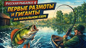 🔥 РУССКАЯ РЫБАЛКА 4! СЕРИЯ 5! ТРОФЕЙ + ПЕРВЫЕ РАЗМОТЫ НА КОМАРИНОМ! RF4 🔥