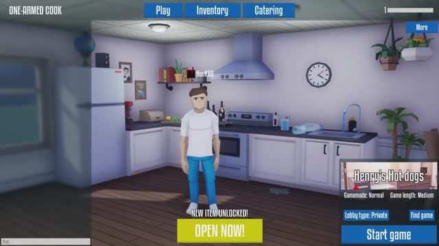 One-armed cook \\ Готовка еды для людей \\