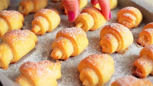 ЛАКОМСТВО ИЗ ТВОРОГА | РОГАЛИКИ | Супер быстрый и простой рецепт для НОВИЧКОВ