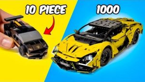 ЛЕГО Соревнование самых маленьких и самых больших машинок LEGO в мире...