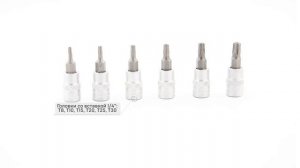 Набор головок 1/4" с инструментом в фирменной сумке, 37 предм.