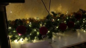 Нарядили зал к новому году