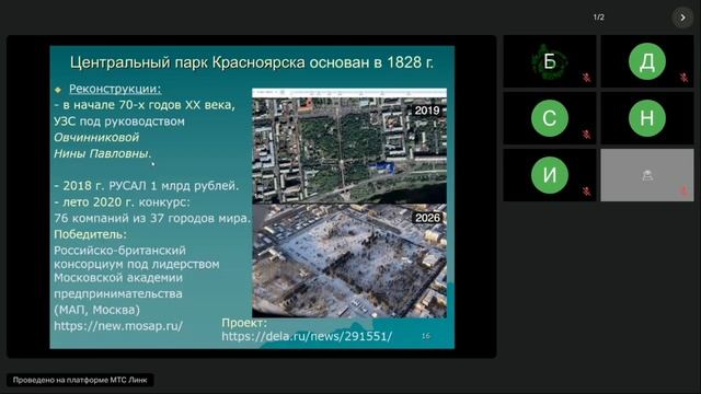 Лесообразующие породы и зеленый каркас города