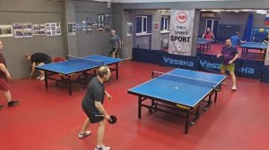 I ф. Балашов С. (694) - Чирков А. (746) 03.03 настольный теннис Малиновый 400+ турнир СПб