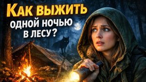 Как выжить одной ночью в лесу?