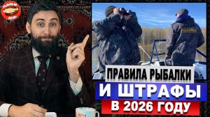Правила рыбалки и штрафы в 2026 году