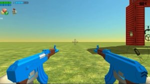 КАК БЫСТРО СТРЕЛЯТЬ ИЗ КОЛОШОВ (НА ДРУГИХ ПУШКАХ НЕ РАБОТАЕТ) БЕЗ БАГА С ПИАНИНО В ЧИКЕН ГАН