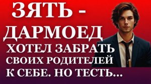 Зять дармоед хотел забрать своих родителей к... Истории из жизни