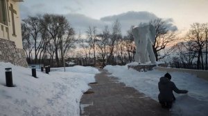 Влог / 04.03.2026 / Прогулка, снеговичок, настолка