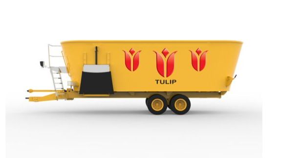 TULIP | Cмеситель-кормораздатчик прицепного типа Tulip 16 м³.