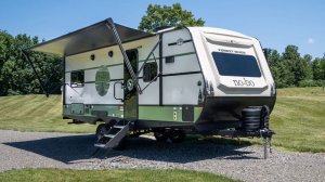 Тягач застрянет, а прицеп ''поедет''. Новая независимая подвеска на 4 колеса. Автодом прицеп NoBo 20