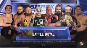 WWE Battle Royal Rey Mysterio vs Otis vs Ivar vs Reed vs Rikishi vs Wyatt vs Glant vs Yokozuna