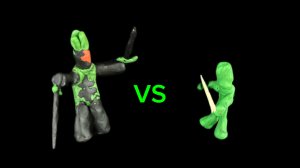 Отдельный бой 1x1x1VS человечик