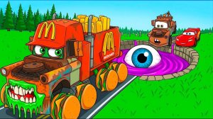 Машинки летают и прыгают! Развивающие мультики Машины помощники. Мультфильмы про машинки