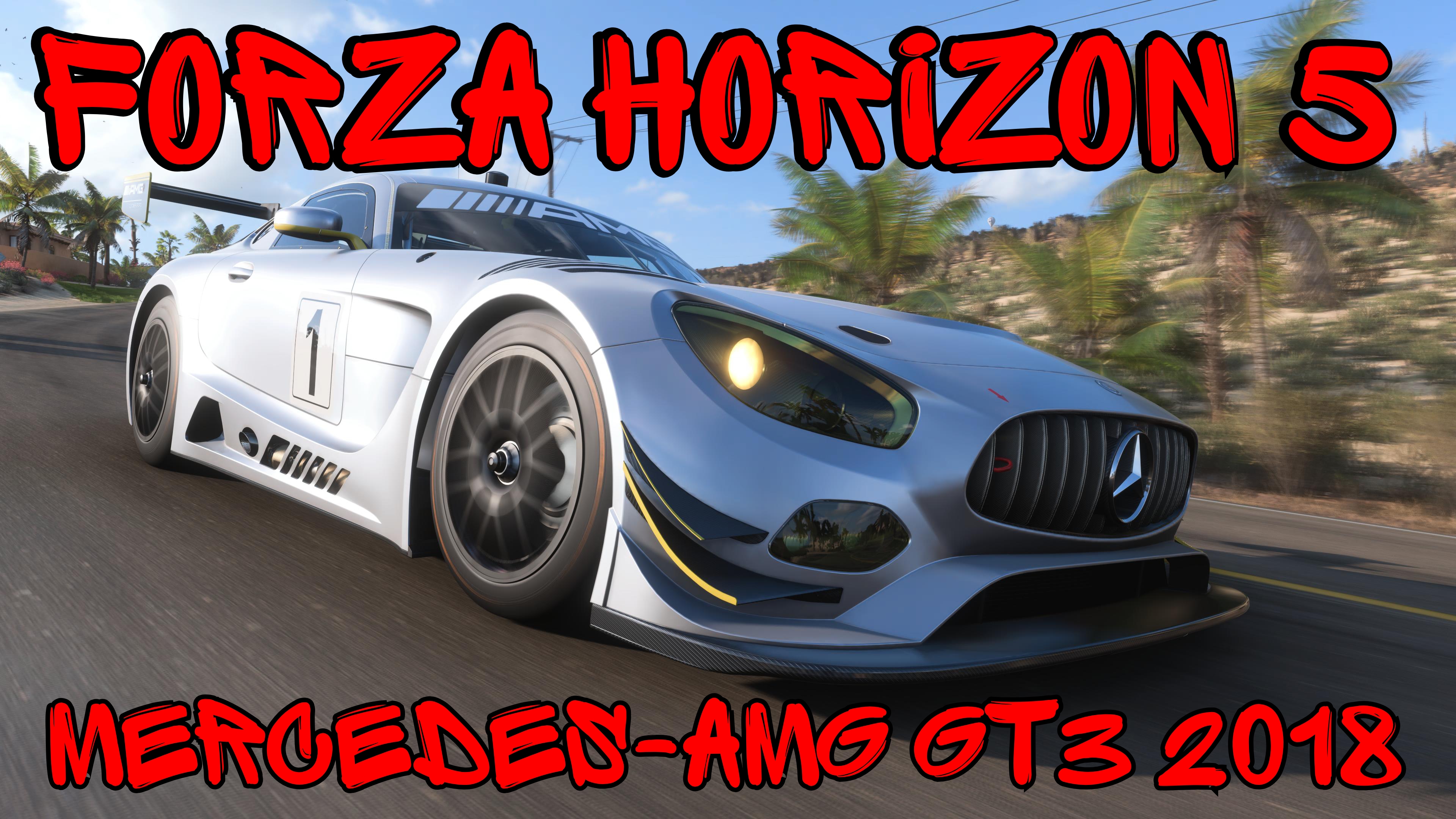 "Mercedes-AMG GT3 2018: Монстр скорости в Forza Horizon 5"