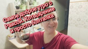 Самое доброе утро с Раисой.Коты,зрение и просто болталка