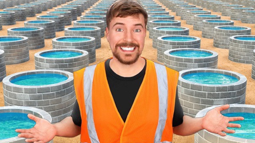 Я построил 100 колодцев в Африке. Мистер Бист.