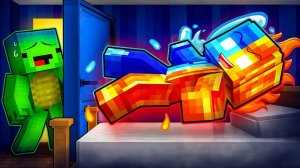 ДЖЕЙ ДЖЕЙ ПРЕВРАТИЛСЯ В ЛАВОВОГО ГЕРОЯ - МУЛЬТИКИ ПРО МАЙНКРАФТ