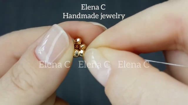 Ажурный жгут из хрустальных бусин ❄️