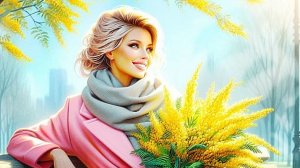 Утренний привет с ароматом весны.С добрым утром. Красивая музыкальная открытка.