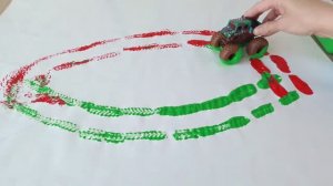 Рисуем машинками. Мультик для детей