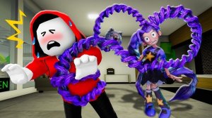 Джей Джей ускользает от косичек Лили Лав в фильме «Время игр Поппи 5» Анимация