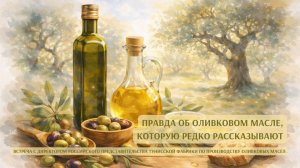 Правда об оливковом масле, которую редко рассказывают