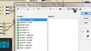 Traincontroller 22 Block Stop Position Settings