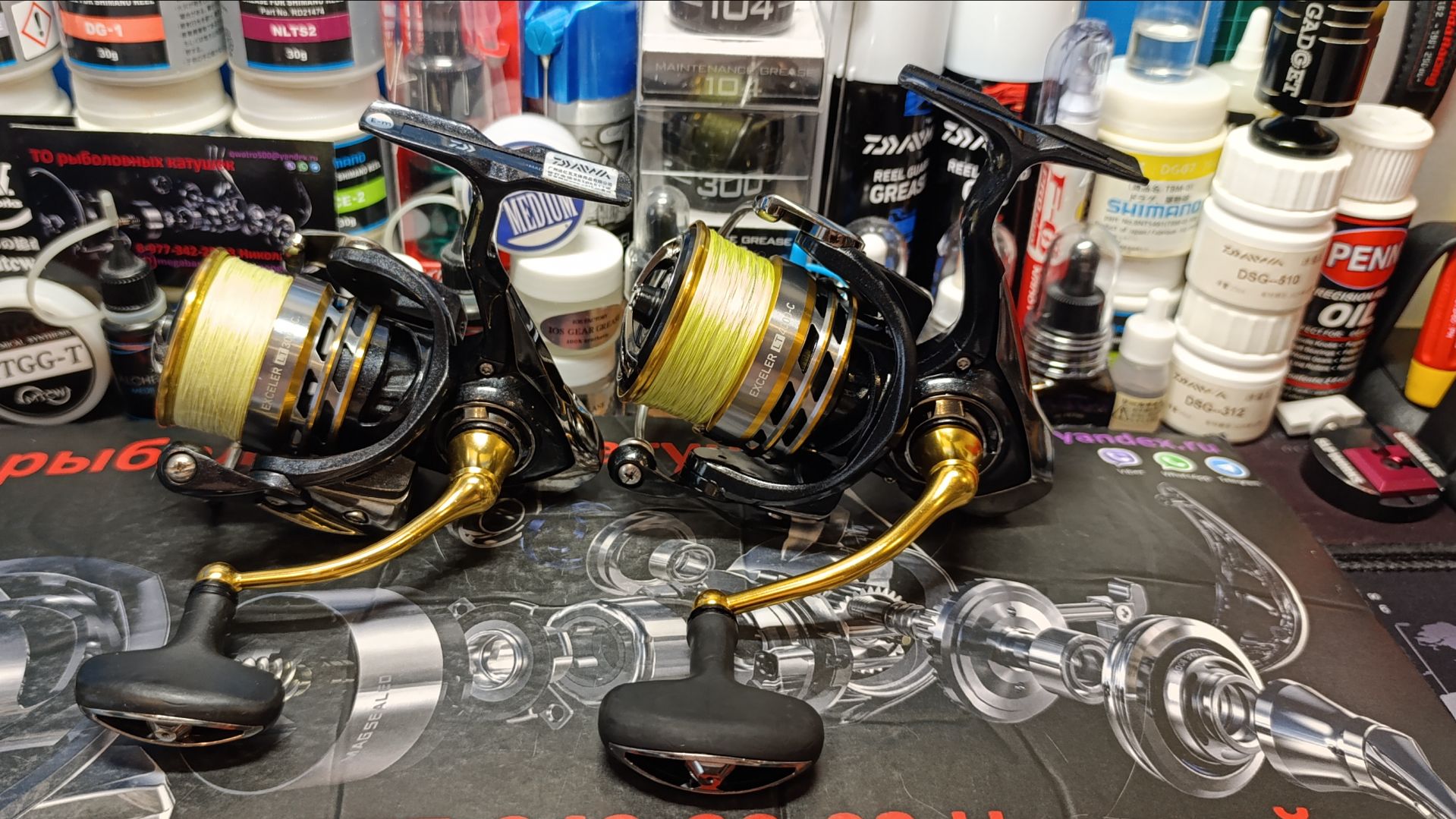Разбор и техническое обслуживание Daiwa 17 Exceler 4000С