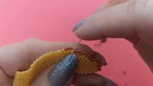 GOLD Кирпичное плетение. Часть 5 из 6  от Светланы Литвиновой.