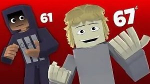 67 vs 61 FNF с лирикой анимация