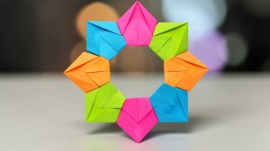 Оригами ЦВЕТЫ Подарок маме 8 марта из бумаги