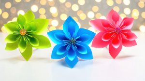 Цветы из бумаги Поделки оригами на 8 марта