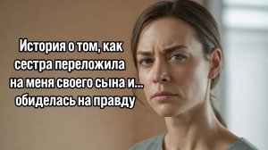 Реальные истории / Я год кормила и одевала племянника, а сестра уехала в отпуск и… обиделась