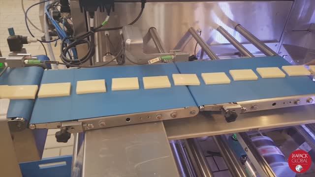 Оборудование для нарезки сыра на мини-порции и упаковки флоупак