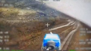 Уничтожение очередной БМП противника операторами БПЛА