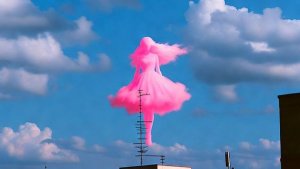 Розовая туча