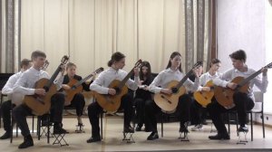 Образцовый самодеятельный  коллектив детский ансамбль гитаристов  Серебряные  струны