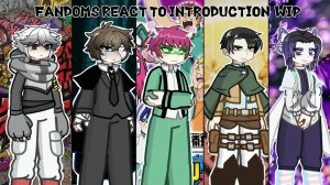 Реакция фандомов на Друг друга / Персонажи из разных вселенных / Гача реакция / Demon Slayer