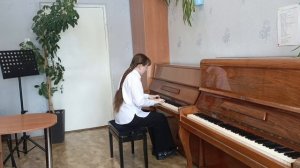 Настя Шелухина, Маслянинская ДШИ, р.п. Маслянино, М. Мошковский Этюд № 3 G-dur соч. 18