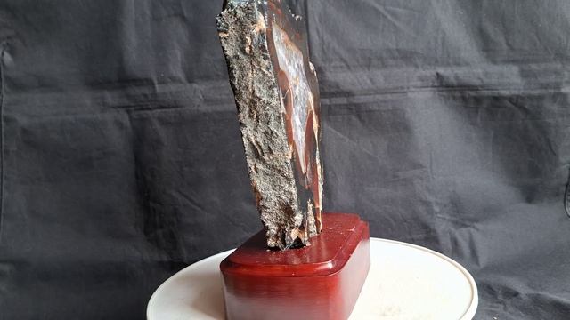 Черный Агат 2х13х17 см