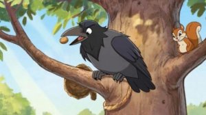 Сказка как Ворона и Белка спасли лес от пожара для детей